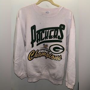 Packers Super Bowl Champions Men's Sweater - Cream